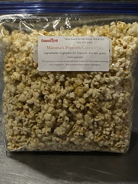 Green Chili Mama's Popcorn